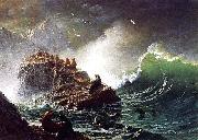 Albert Bierstadt Seals on the Rocks, Farallon Islands oil on canvas